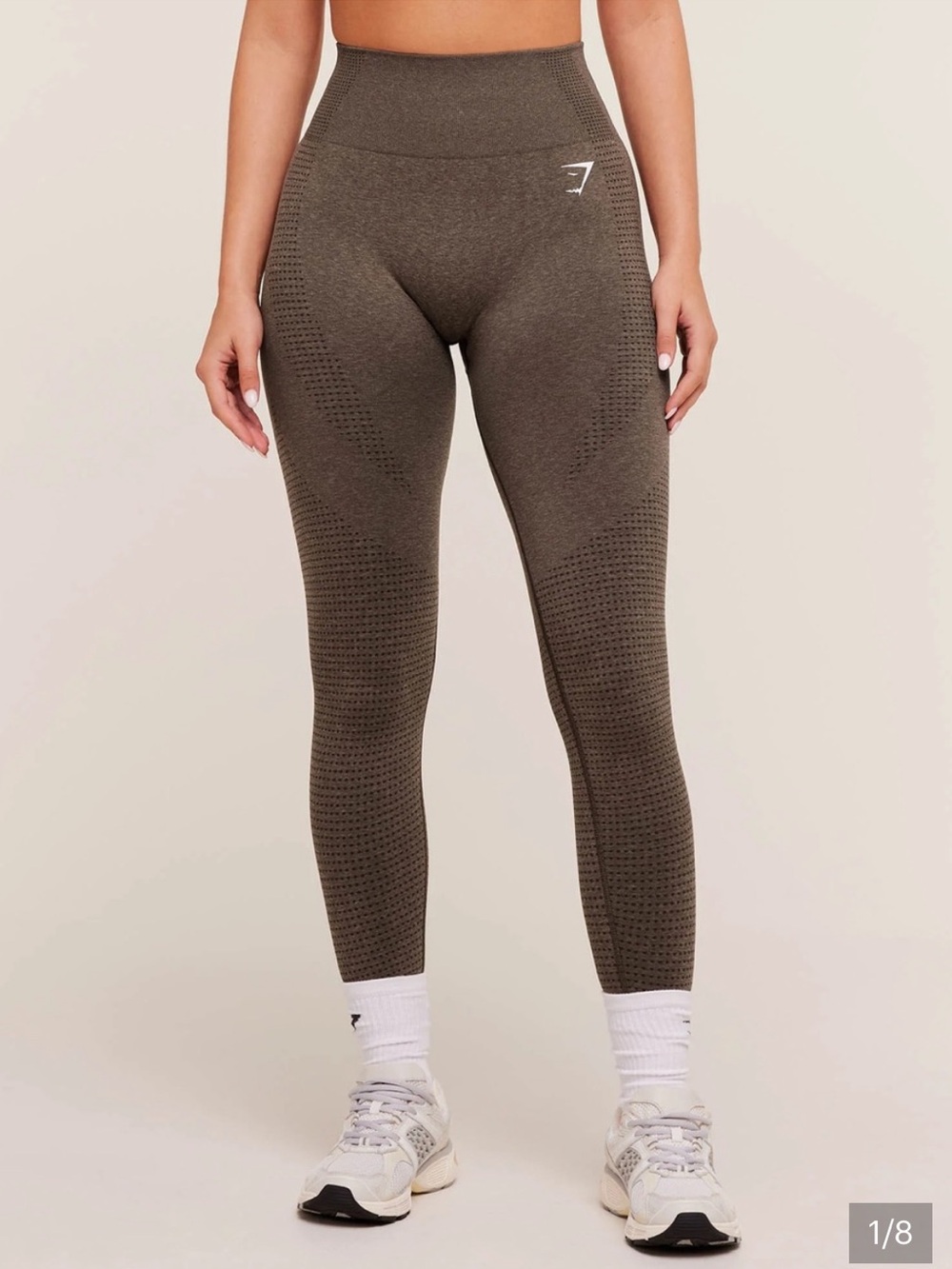 Gymshark Vital Seamless Legging Brown Womens Medium